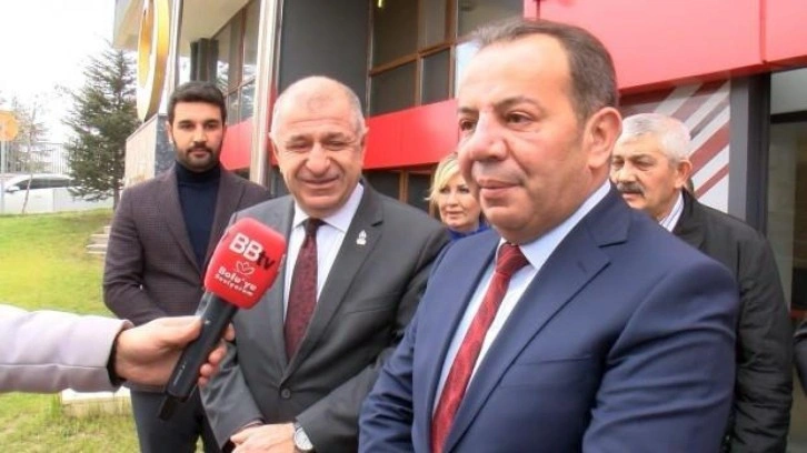 Bolu Belediye Başkanı Tanju &Ouml;zcan'dan &Uuml;mit &Ouml;zdağ'a ziyaret