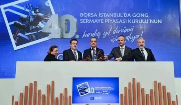 Borsa İstanbul'da gong SPK'nin 40'ıncı yılı i&ccedil;in &ccedil;aldı