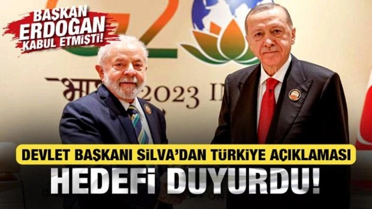 Brezilya Devlet Başkanı Lula da Silva'dan T&uuml;rkiye a&ccedil;ıklaması! Hedefi duyurdu