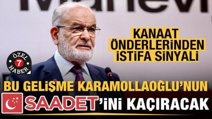 Bu gelişme Temel Karamollaoğlu'nun "Saadet'ini" ka&ccedil;ıracak!