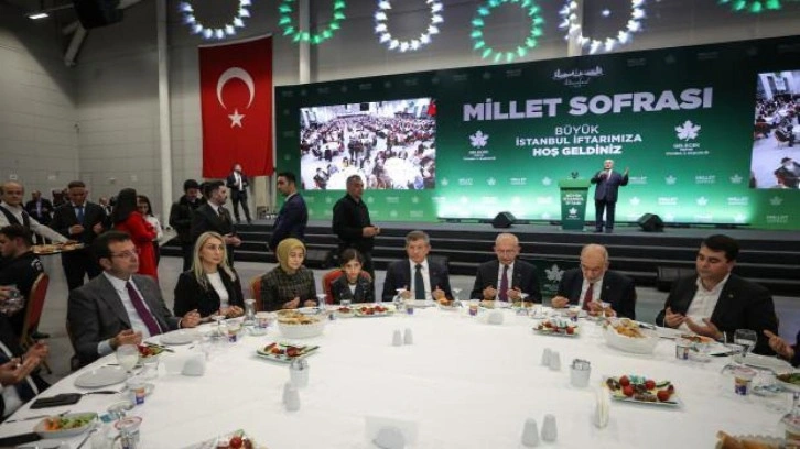 Bu g&ouml;r&uuml;nt&uuml; b&uuml;y&uuml;k tepki &ccedil;ekti: Hangisi millet sofrası?