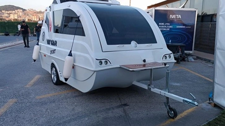 Bu karavan yüzüyor! Yurt dışından talep görüyor...