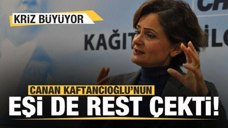 Canan Kaftancıoğlu'nun eşi de resti &ccedil;ekti: Avucunu yalarsın