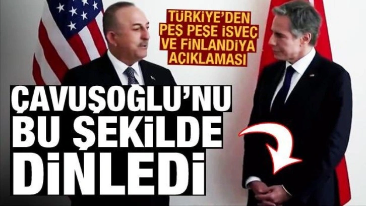 &Ccedil;avuşoğlu ve Kalın'dan İsve&ccedil; ve Finlandiya a&ccedil;ıklaması: Endişelerimiz giderilmeli