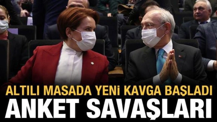 CHP ile İYİ Parti arasında anket &ccedil;ekişmesi