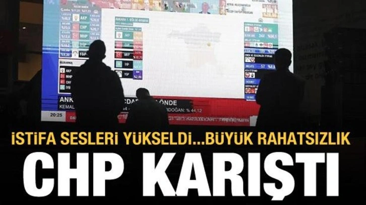 CHP' karıştı! İstifa sesleri y&uuml;kselmeye başladı...Partide b&uuml;y&uuml;k rahatsızlık