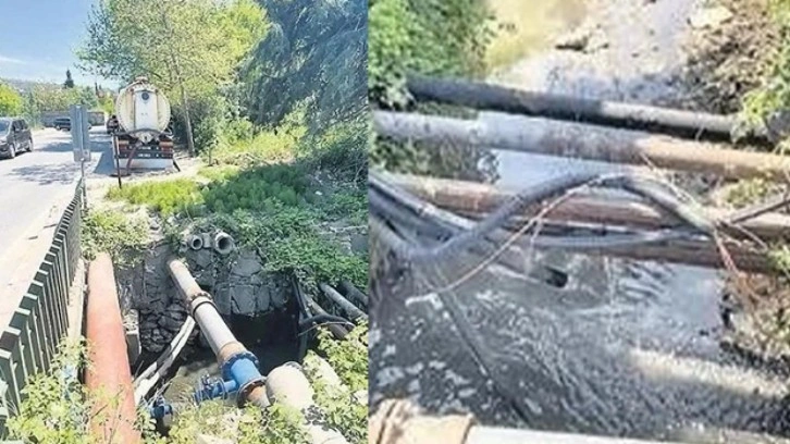 CHP'li İBB'den bir çevre katliamı daha! Foseptik suları dereye akıtıldı!