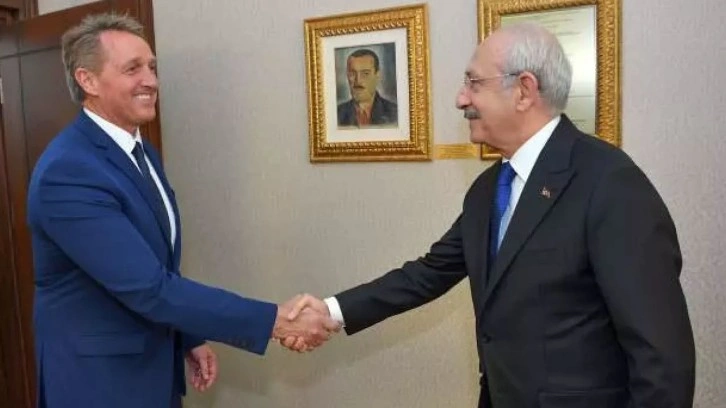 CHP lideri Kılı&ccedil;daroğlu, ABD B&uuml;y&uuml;kel&ccedil;isi ile g&ouml;r&uuml;şt&uuml;
