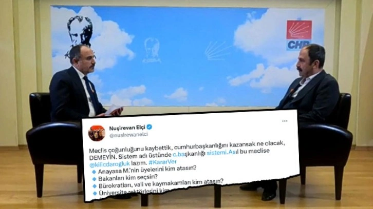 CHP merkezinde T&uuml;rk bayrağını kaldıran danışman, Kılı&ccedil;daroğlu&rsquo;na b&ouml;yle oy istedi