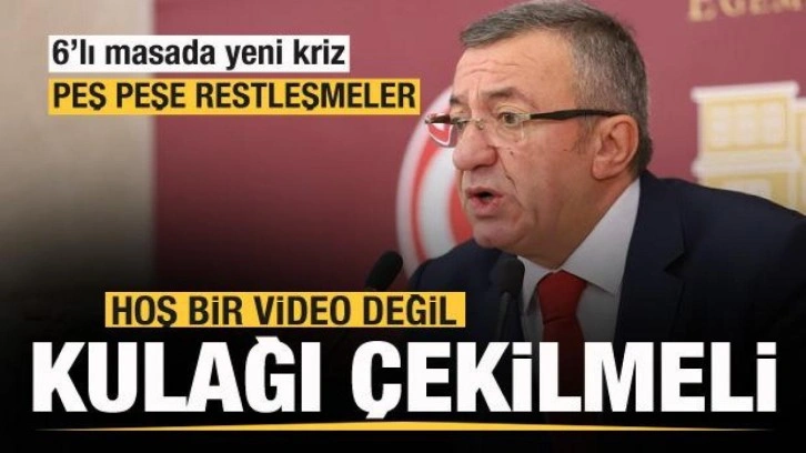 CHP ve İYİ Parti arasında kriz! Engin Altay'dan Ağıralioğlu'na: Kulağı &ccedil;ekilmeli
