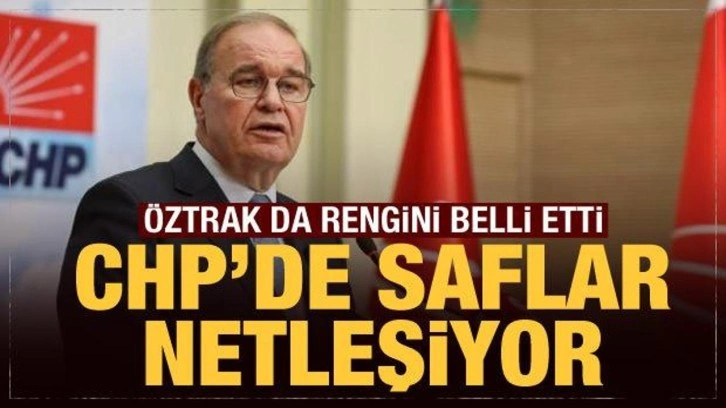 CHP'de saflar netleşiyor: Faik &Ouml;ztrak da rengini belli etti!