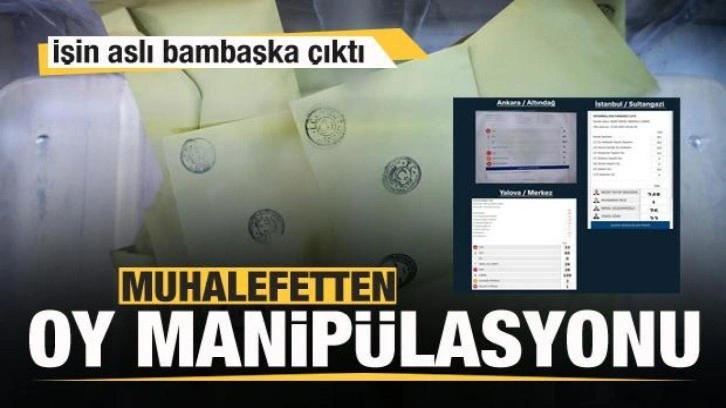 CHP'den 'oy' manip&uuml;lasyonu! İşin aslı bambaşka &ccedil;ıktı
