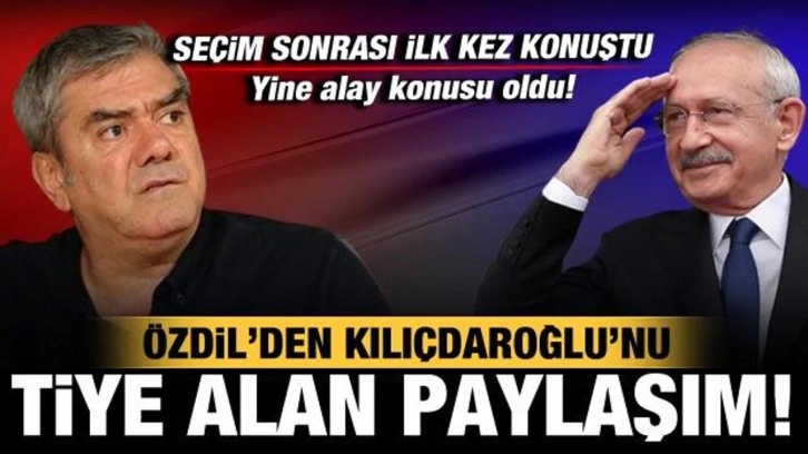 CHP'li Yılmaz &Ouml;zdil, se&ccedil;im sonrası ilk kez konuşan Kılı&ccedil;daroğlu ile alay etti!