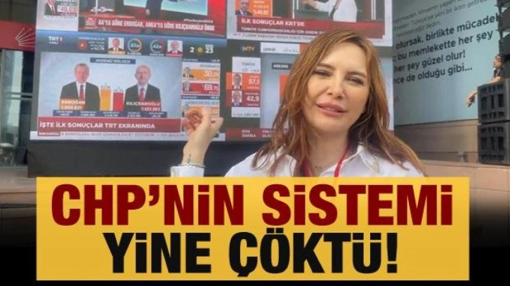 CHP'nin veri sistemi yine &ccedil;uvalladı
