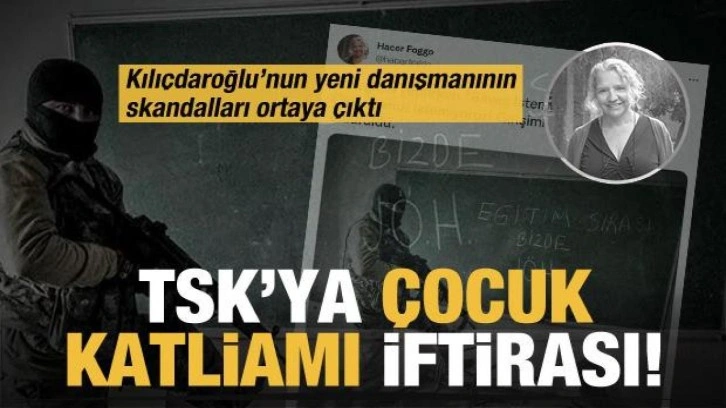 CHP'nin yeni danışmanı Hacer Foggo'dan Mehmet&ccedil;ik'e katliam iftirası