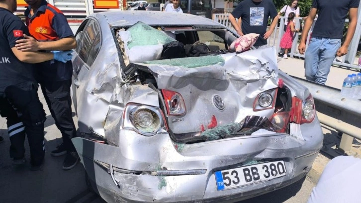 Çorum'da 3 araçlık zincirleme kaza: 6 kişi yaralandı!