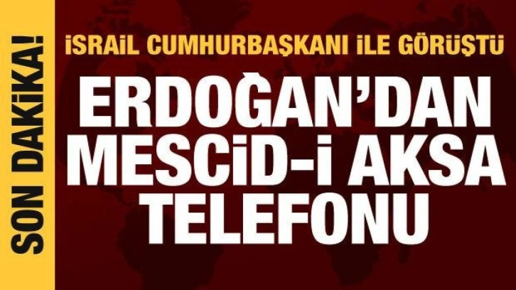 Cumhubaşkanı Erdoğan, İsrail Cumhurbaşkanı Herzog ile g&ouml;r&uuml;şt&uuml;
