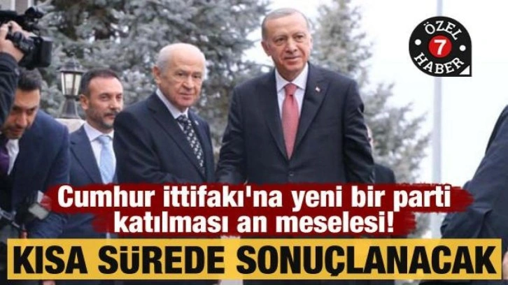 Cumhur İttifakı'na yeni bir parti katılması an meselesi! Kısa s&uuml;rede sonu&ccedil;lanacak