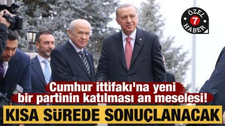 Cumhur İttifakı'na yeni bir partinin katılması an meselesi! Kısa s&uuml;rede sonu&ccedil;lanacak