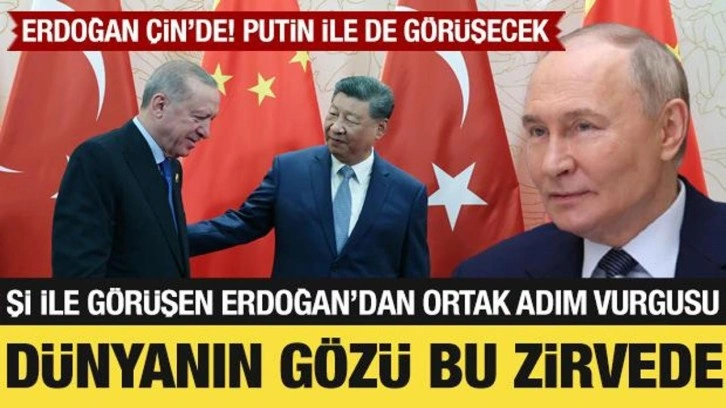 Cumhurbaşkan Erdoğan'dan Çin'de liderlerle peş peşe görüşmeler