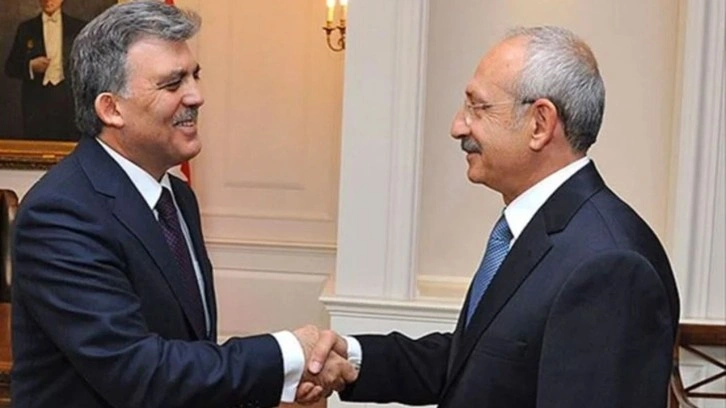 Cumhurbaşkanı adayı Kemal Kılı&ccedil;daroğlu Abdullah G&uuml;l'&uuml; ziyaret etti