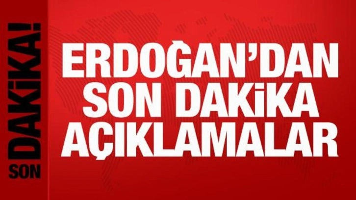Cumhurbaşkanı Erdoğan, Abbas ile ortak a&ccedil;ıklama yapıyor