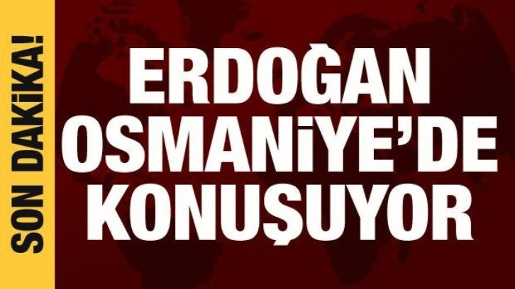 Cumhurbaşkanı Erdoğan afet b&ouml;lgesinde konuşuyor