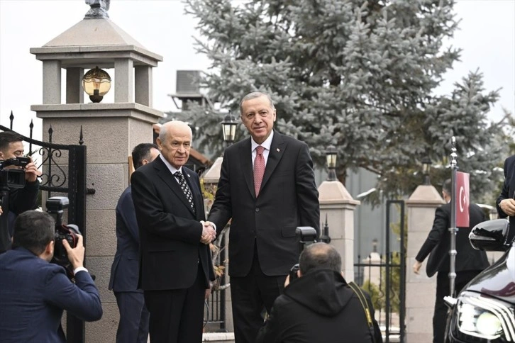Cumhurbaşkanı Erdoğan, Bah&ccedil;eli'yi ziyaret etti