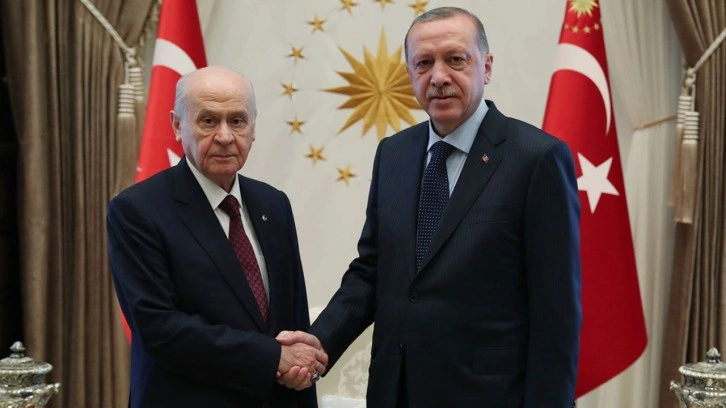 Cumhurbaşkanı Erdoğan ile Bah&ccedil;eli'den s&uuml;rpriz g&ouml;r&uuml;şme