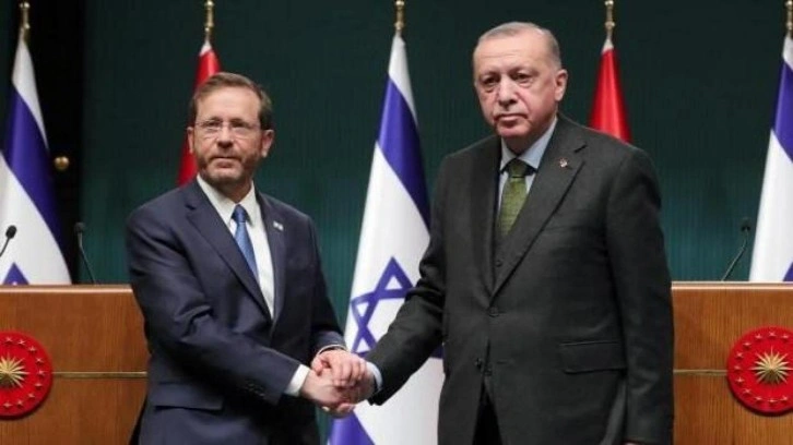 Cumhurbaşkanı Erdoğan, İsrailli mevkidaşı Herzog'la g&ouml;r&uuml;şt&uuml;