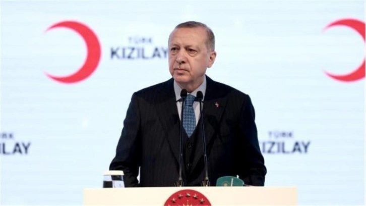 Cumhurbaşkanı Erdoğan, Kızılay'ın 155'nci kuruluş yıl d&ouml;n&uuml;m&uuml; kutladı