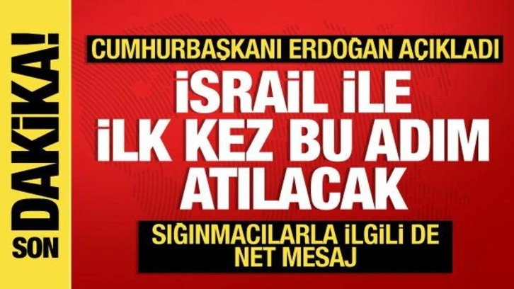 Cumhurbaşkanı Erdoğan: Netanyahu ve Abbas'la s&uuml;reci hızlandıracak adımlar atacağız