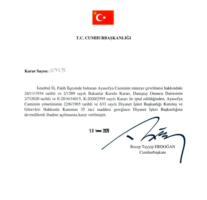 Cumhurbaşkanı Erdoğan se&ccedil;im programını Ayasofya'da akşam namazı ile sonlandıracak
