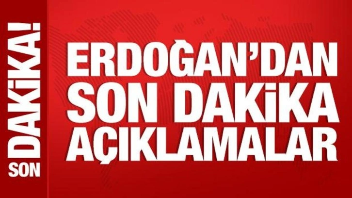 Cumhurbaşkanı Erdoğan, Senegal Başbakanı ile ortak açıklama yapıyor