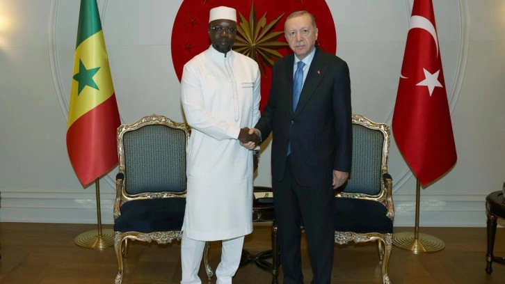 Cumhurbaşkanı Erdoğan, Senegal Başbakanı Sonko'yu kabul etti