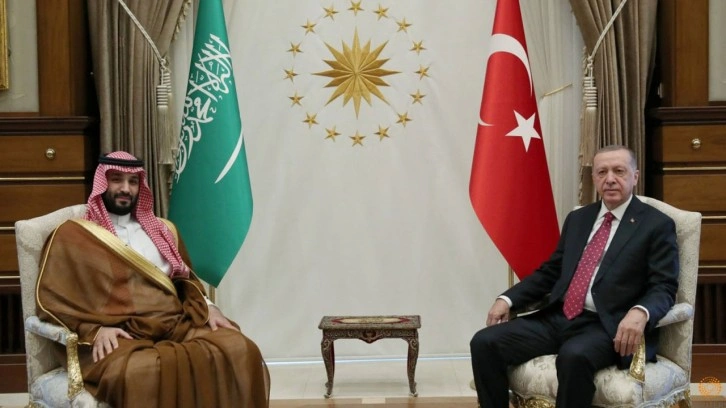 Cumhurbaşkanı Erdoğan ve Prens Selman'ın g&ouml;r&uuml;şmesi sonrası ortak bildiri