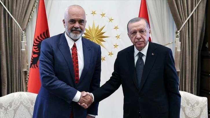 Cumhurbaşkanı Erdoğan ve Rama arasında görüşme