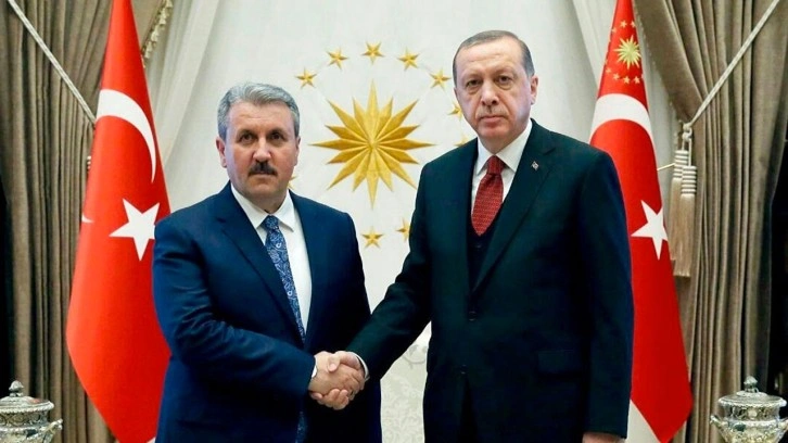 Cumhurbaşkanı Erdoğan'dan BBP lideri Destici'ye s&uuml;rpriz ziyaret