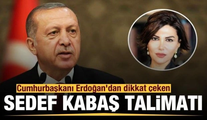 Cumhurbaşkanı Erdoğan'dan dikkat &ccedil;eken Sedef Kabaş ve Metaverse talimatı