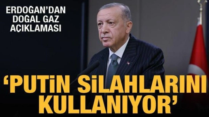 Cumhurbaşkanı Erdoğan'dan doğal gaz a&ccedil;ıklaması: Bizim sıkıntımız yok!
