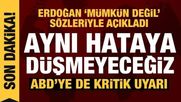 Cumhurbaşkanı Erdoğan'dan iki &uuml;lkenin NATO adımına ret: Olumlu bakmıyoruz