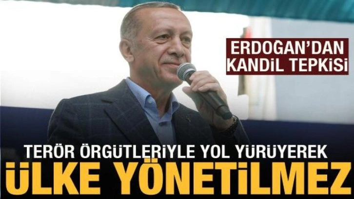 Cumhurbaşkanı Erdoğan'dan Kılı&ccedil;daroğlu'na Kandil tepkisi
