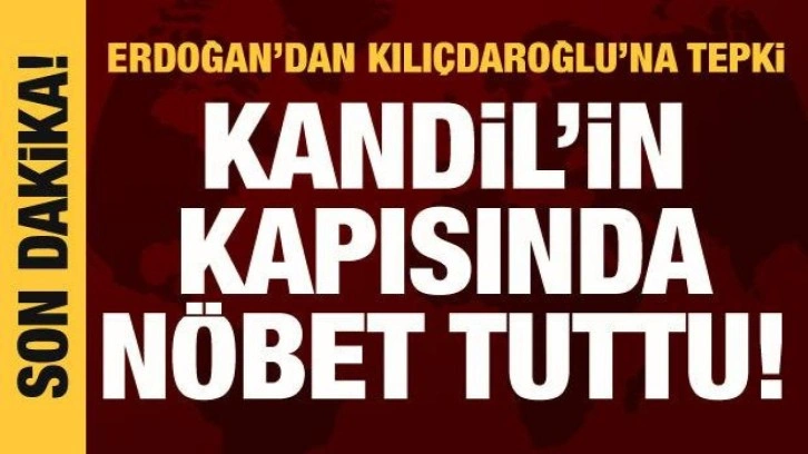 Cumhurbaşkanı Erdoğan'dan Kılı&ccedil;daroğlu'na tepki