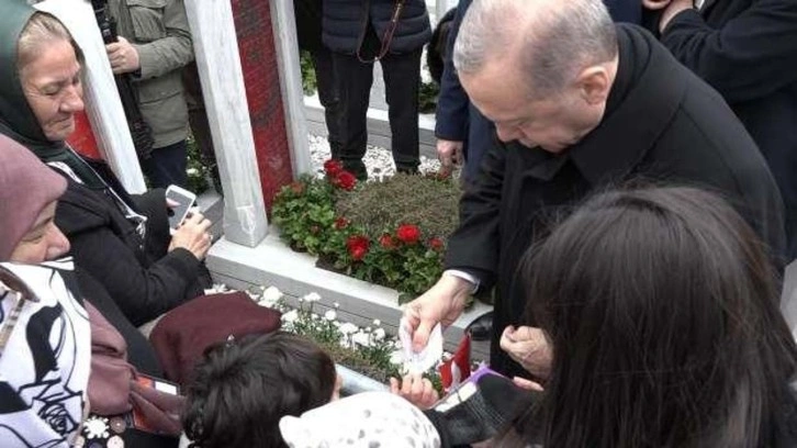 Cumhurbaşkanı Erdoğan&rsquo;dan Minik Poyraz'a 200 lira har&ccedil;lık