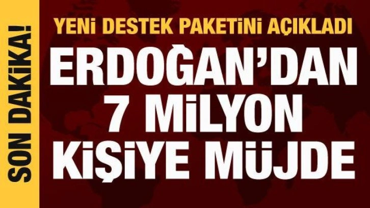 Cumhurbaşkanı Erdoğan'dan orman k&ouml;yl&uuml;lerine yeni destek paketi