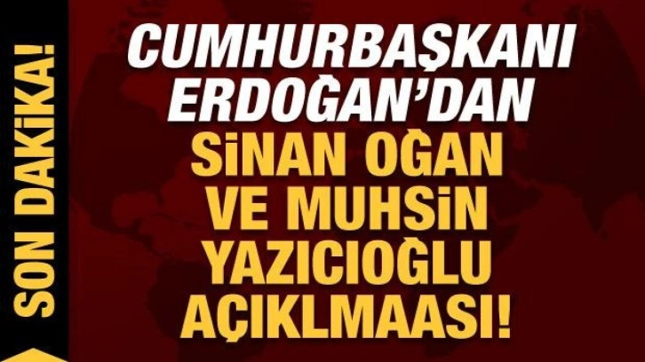 Cumhurbaşkanı Erdoğan'dan Sivas'ta son dakika a&ccedil;ıklaması