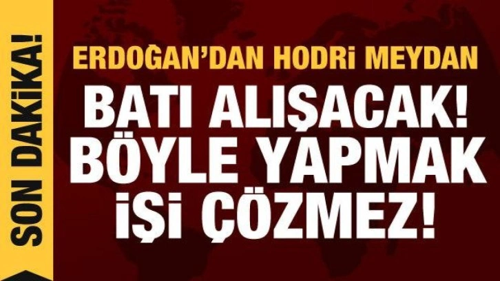 Cumhurbaşkanı'ndan hodri meydan: Dergilerle Erdoğan'a saldırmak işi &ccedil;&ouml;zmez