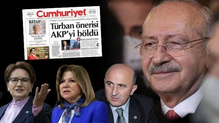 Cumhuriyet gazetesinin saklamaya &ccedil;alıştığı ger&ccedil;ek: Baş&ouml;rt&uuml;s&uuml; teklifi CHP'yi b&ouml;ld&uuml;