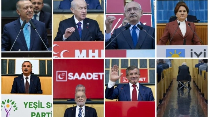 Davutoğlu yine mikrofonu kaptı&hellip; Grup toplantısında en &ccedil;ok konuşulan parti o oldu