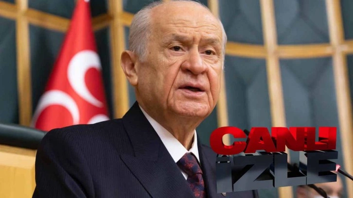 Devlet Bah&ccedil;eli grup toplantısında konuşuyor: Anket şirketlerine sert tepki